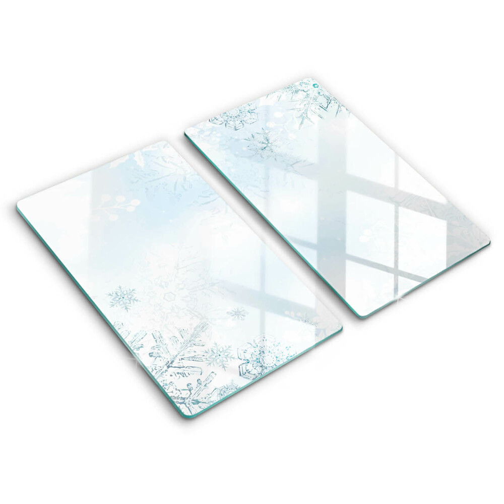 Glass worktop saver Snowflake
