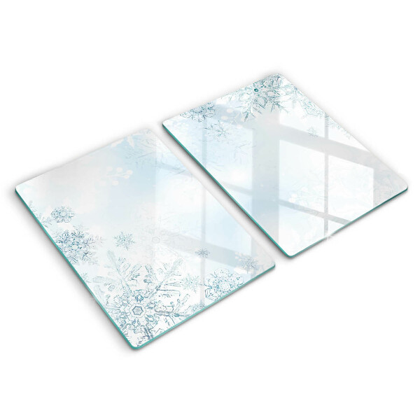 Glass worktop saver Snowflake