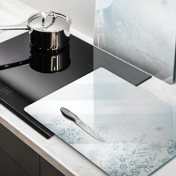 Glass worktop saver Snowflake