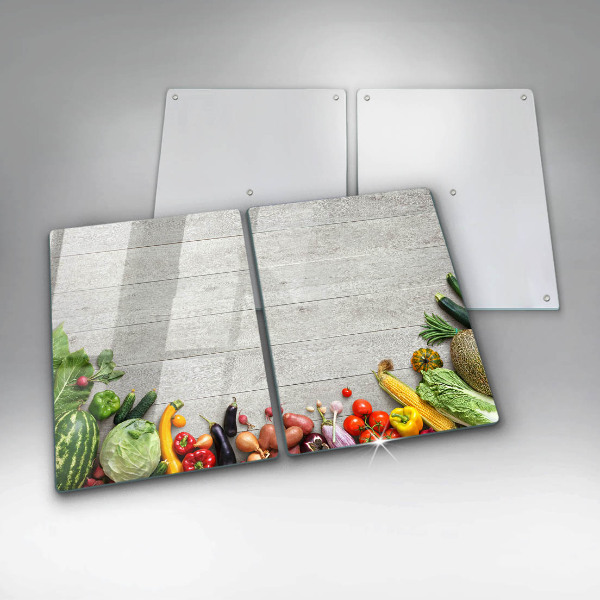 Kitchen worktop protector Vegetables on the boards