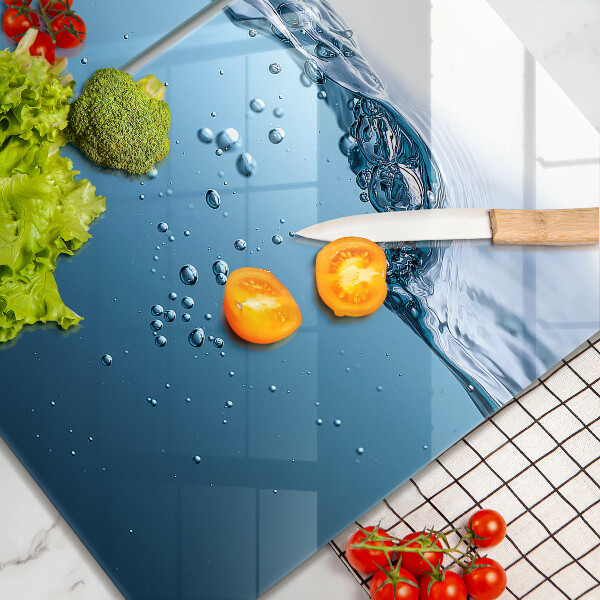 Worktop protector Blue water