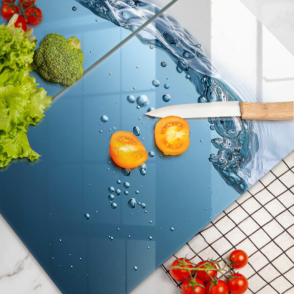 Worktop protector Blue water