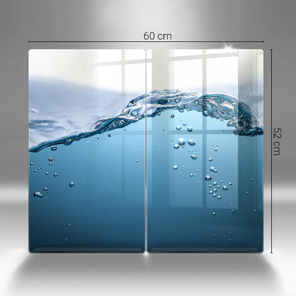 Worktop protector Blue water