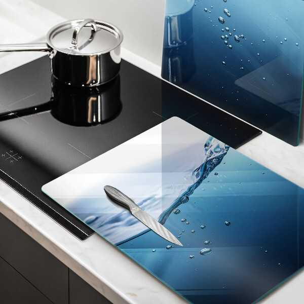 Worktop protector Blue water