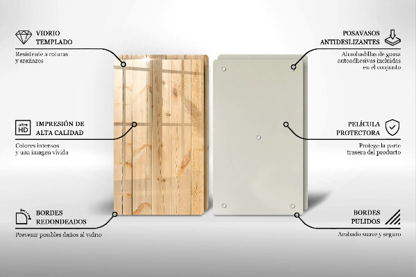 Worktop protector Delicate wooden boards