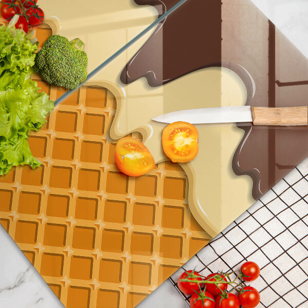 Worktop protector Illustration of ice cream