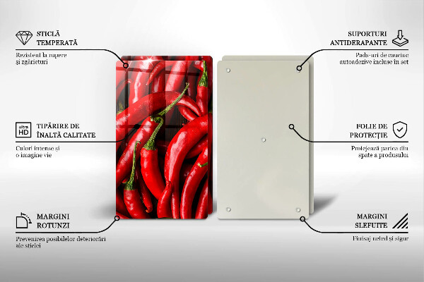 Worktop protector Hot chili peppers