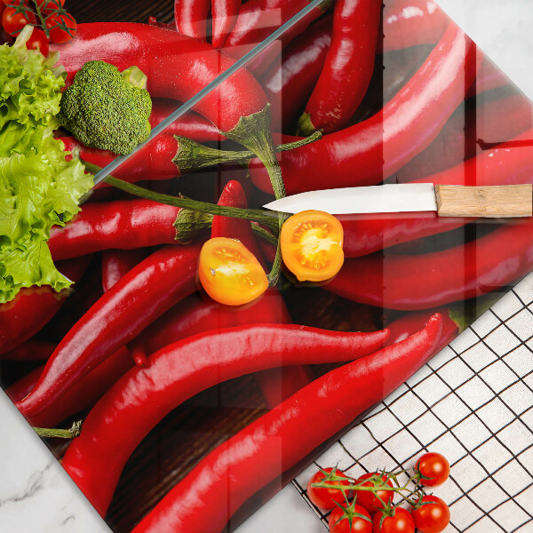 Worktop protector Hot chili peppers