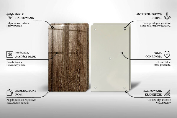 Worktop protector Wood texture