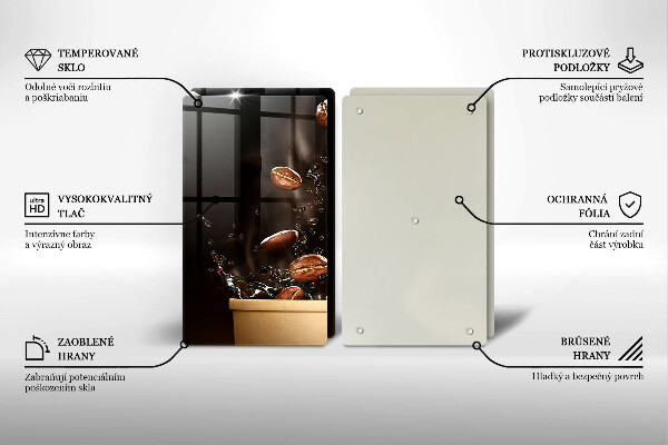 Worktop protector Hot coffee beans