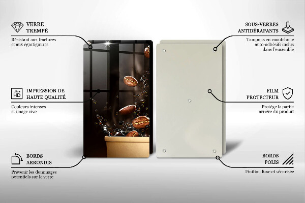 Worktop protector Hot coffee beans