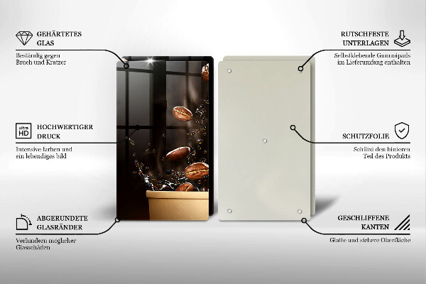 Worktop protector Hot coffee beans