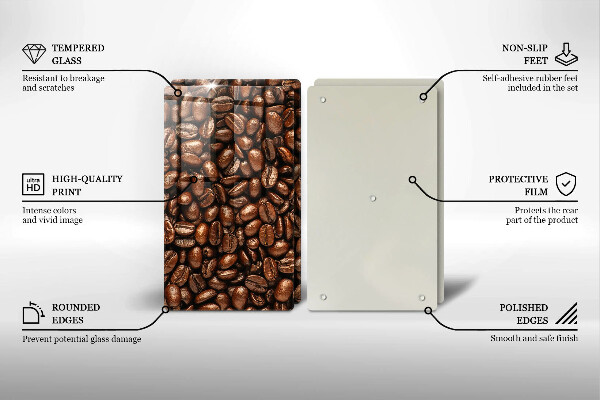 Worktop protector Coffee beans