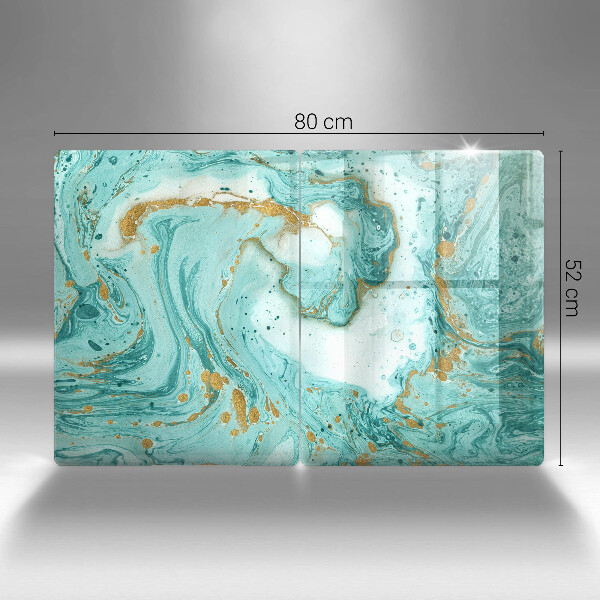 Kitchen worktop protector Blue abstraction