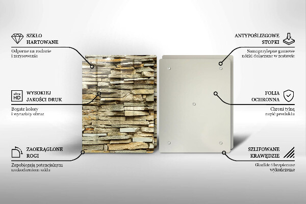 Kitchen worktop saver Decorative stones