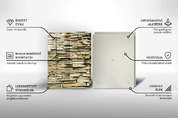 Kitchen worktop saver Decorative stones