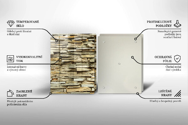 Kitchen worktop saver Decorative stones