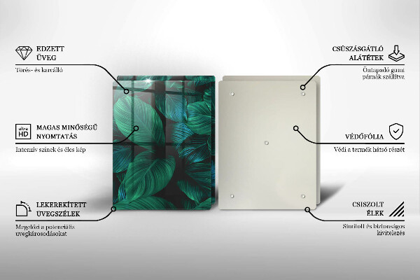 Kitchen worktop protector Jungle leaves