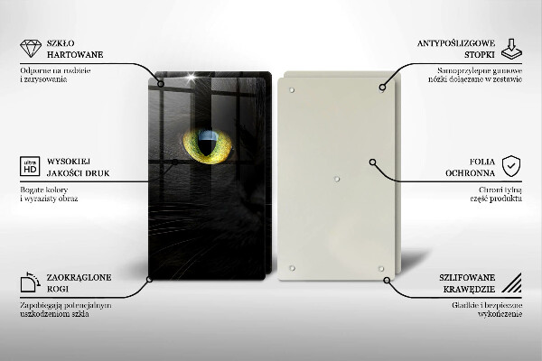 Kitchen worktop saver Animal cat eyes