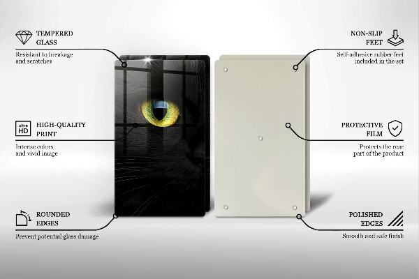 Kitchen worktop saver Animal cat eyes