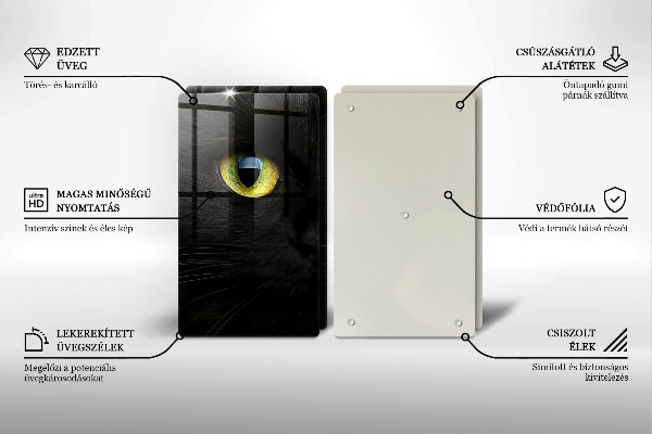 Kitchen worktop saver Animal cat eyes