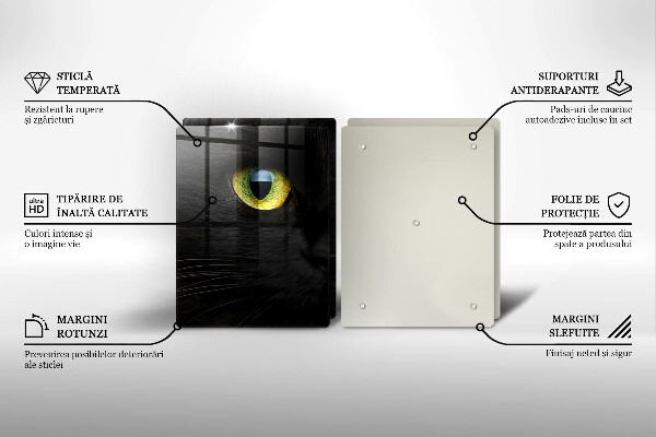 Kitchen worktop saver Animal cat eyes