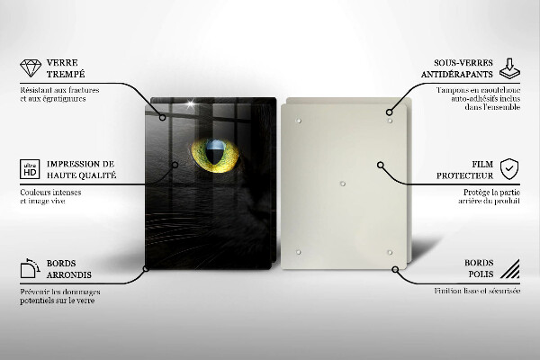 Kitchen worktop saver Animal cat eyes