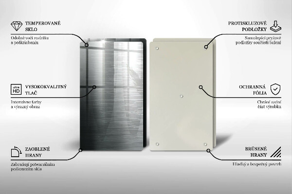 Kitchen worktop saver Metal texture