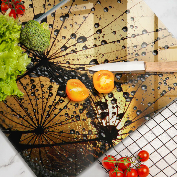 Kitchen worktop saver Rosa and dandelions