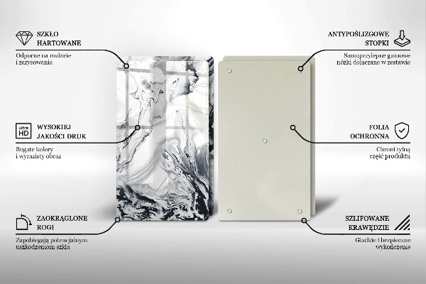 Kitchen worktop saver Ink abstraction