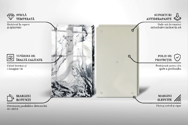 Kitchen worktop saver Ink abstraction