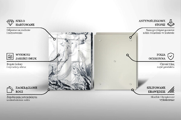 Kitchen worktop saver Ink abstraction