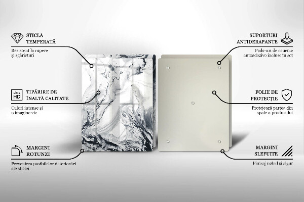 Kitchen worktop saver Ink abstraction