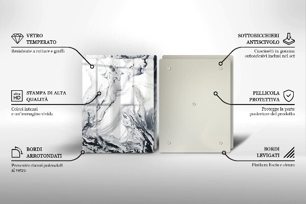 Kitchen worktop saver Ink abstraction