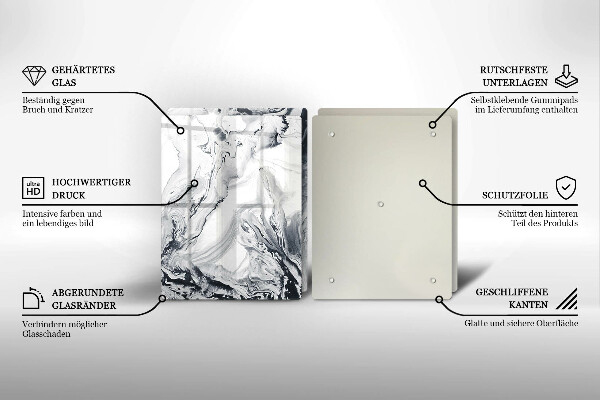 Kitchen worktop saver Ink abstraction