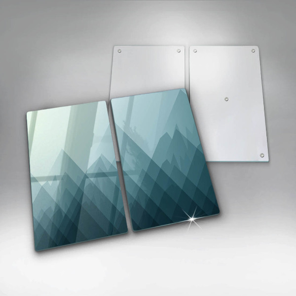 Kitchen worktop saver Abstract mountains