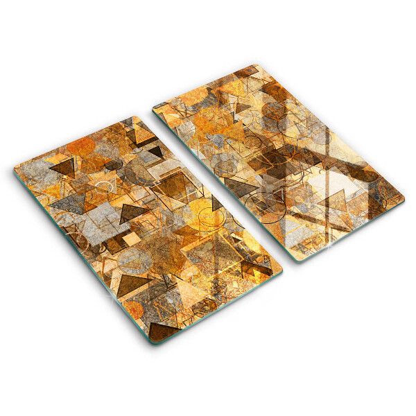 Kitchen worktop saver Geometric figure pattern