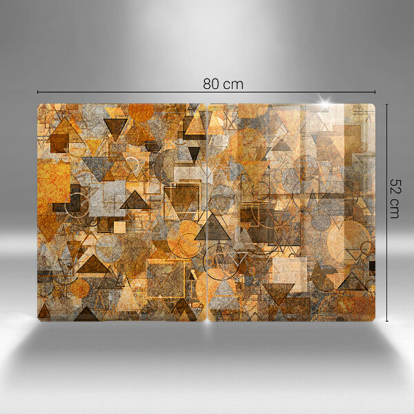 Kitchen worktop saver Geometric figure pattern