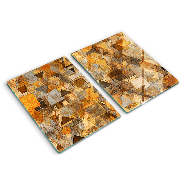 Kitchen worktop saver Geometric figure pattern