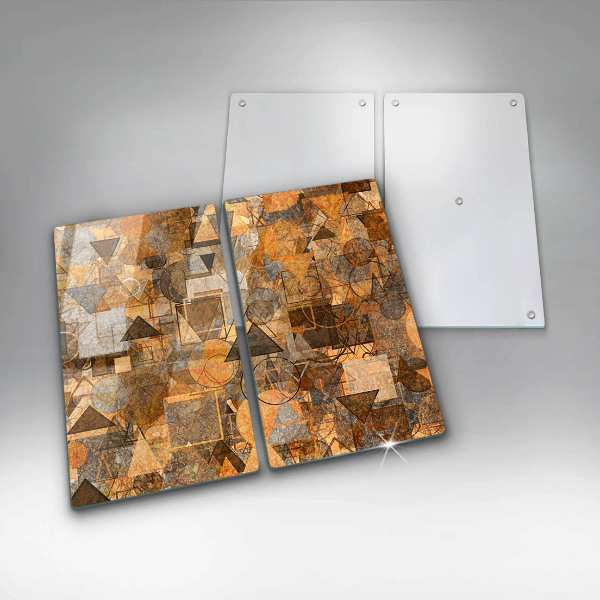 Kitchen worktop saver Geometric figure pattern