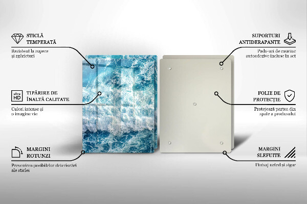 Kitchen worktop saver Water sea waves