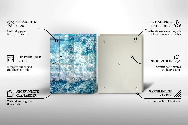 Kitchen worktop saver Water sea waves