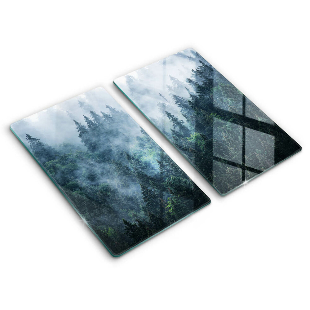 Kitchen worktop protector Forest of trees and fog