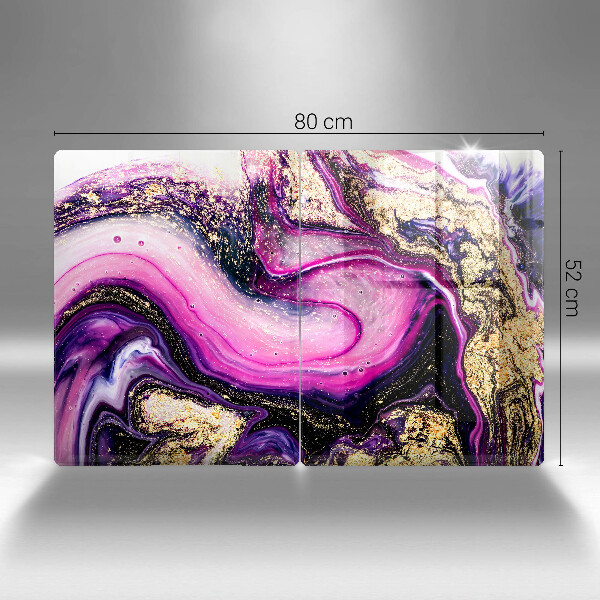 Worktop protector Abstraction design gold