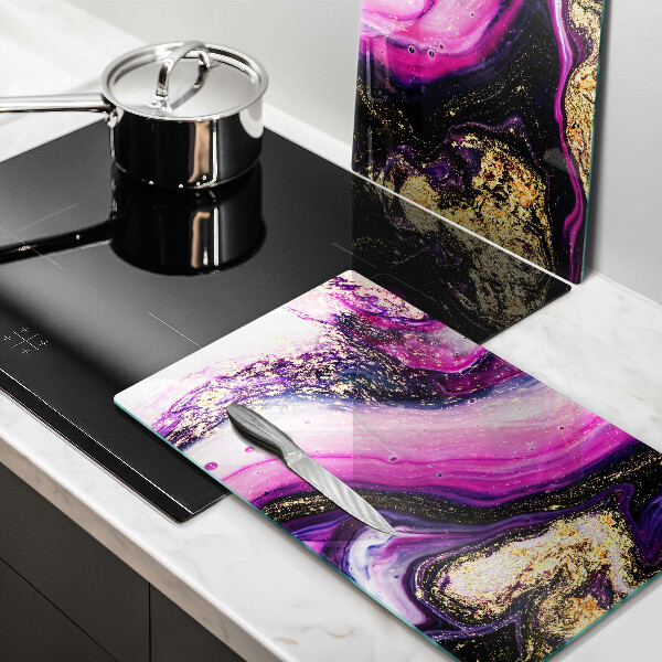 Worktop protector Abstraction design gold