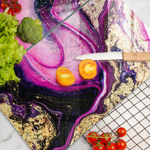 Worktop protector Abstraction design gold