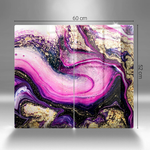 Worktop protector Abstraction design gold