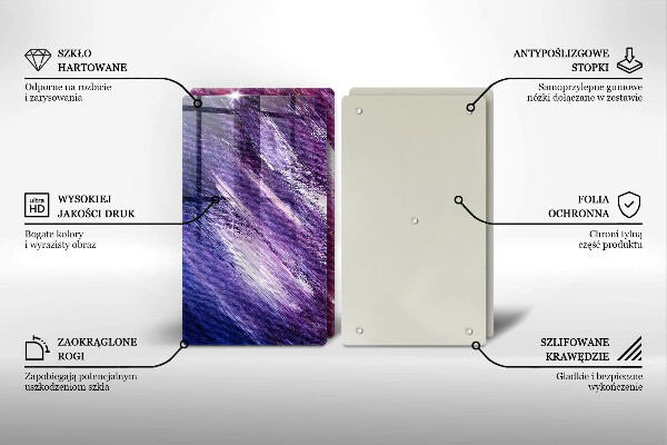 Kitchen worktop protector Paint abstraction