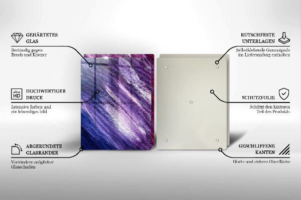 Kitchen worktop protector Paint abstraction