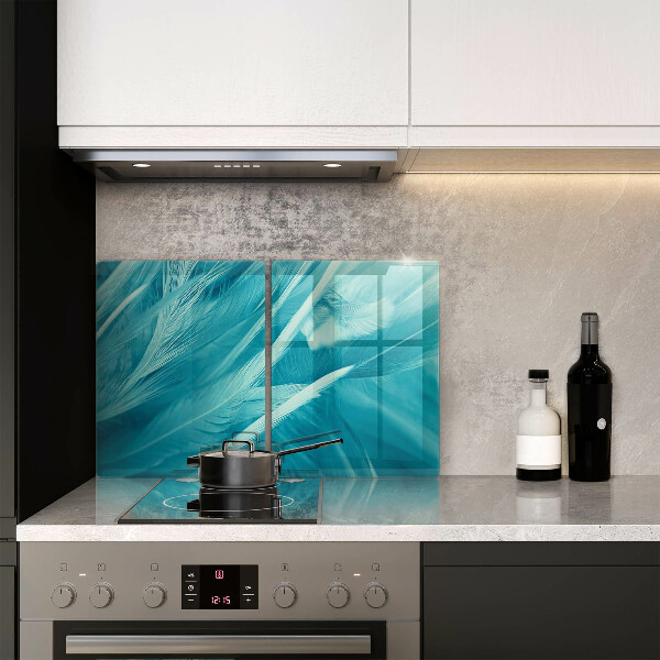 Kitchen worktop protector Delicate feathers